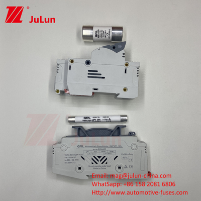 1000VDC โซลาร์ PV ดิน รถไฟฟ้า ฟิวส์ บอลลูน ฟิวส์ 10x38mm RT18-32 ฟิวส์ ลิงค์ AC