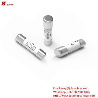 เฟยส์ขนาดกลาง 15A-50A เฟยส์ขนาดกลาง โบลท์สกรู EV325-3EC DC750V 20KA พร้อมป้ายแสดงกระแสไฟฟ้าเรต