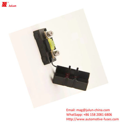 เครื่องยนต์ Fuse Holder Socket Base Connector 30A-500A 32V ต้นหนึ่ง ต้นสองกับเปลือกพลาสติก