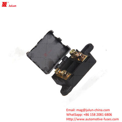 เครื่องยนต์ Fuse Holder Socket Base Connector 30A-500A 32V ต้นหนึ่ง ต้นสองกับเปลือกพลาสติก