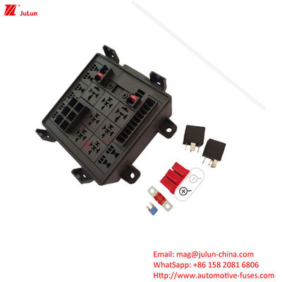 30A-500A เครื่องตัดวงจรติดต่อทองแดง รถยนต์ ขนาดภายนอก กล่องไฟฟิวส์ EU UL Standard