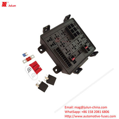 30A-500A เครื่องตัดวงจรติดต่อทองแดง รถยนต์ ขนาดภายนอก กล่องไฟฟิวส์ EU UL Standard