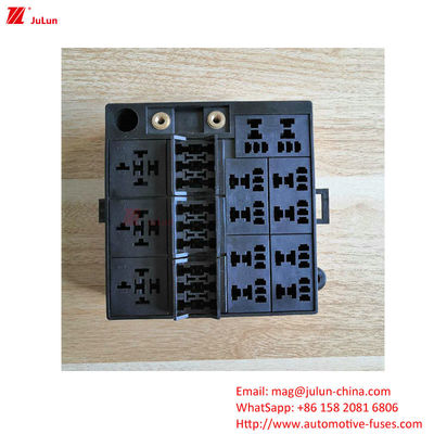 ขนาดภายนอกของรถยนต์ กล่องไฟฟิวส์ 32V ราคาติดต่อทองแดง ตัวถือไฟฟิวส์รถยนต์ มาตรฐาน EU UL