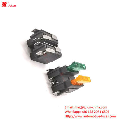 รถยนต์วงจร Bolt Fuse Holder ติดต่อเครื่องตัดวงจร 30A-500A ทองแดงติดต่อ เนลอน