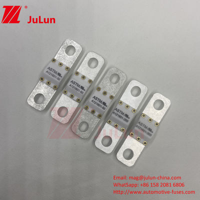 ASTM 300A 125VDC โบลท์สกรูฟิวส์ A121601 สําหรับการป้องกันรถไฟฟ้า