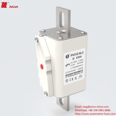 UL TUV PV String Fuses 350A-630A สําหรับระบบแสงอาทิตย์