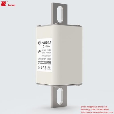UL TUV PV String Fuses 350A-630A สําหรับระบบแสงอาทิตย์