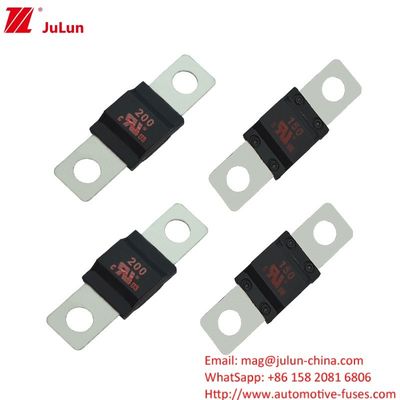 32 - 125V รถยนต์ Micro Fuses 20A -300A ปัจจุบัน small fork ทอมินัล
