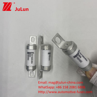 60A 700VDC EV1845 โบลท์ฟิวส์สําหรับเรือมอเตอร์ รถไฟฟ้า ASTM