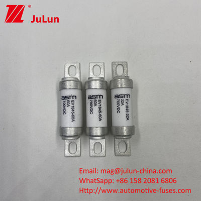 60A 700VDC EV1845 โบลท์ฟิวส์สําหรับเรือมอเตอร์ รถไฟฟ้า ASTM