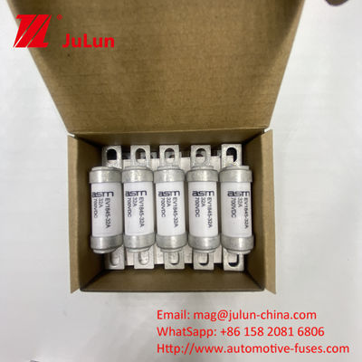 5A 700VDC EV1845 10kA ความจุในการสลาย สกรู Mount DC Fuse สําหรับรถไฟฟ้า