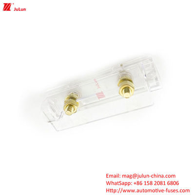 การป้องกันวงจรรถยนต์ Fuse Holder ติดต่อทองแดงใน 0V-48V ประเภท Fuse