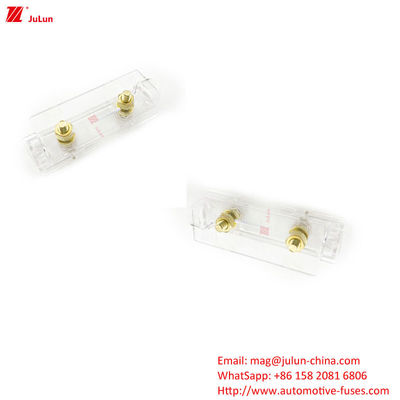การป้องกันวงจรรถยนต์ Fuse Holder ติดต่อทองแดงใน 0V-48V ประเภท Fuse