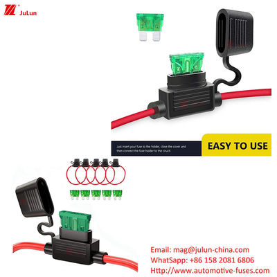 พลาสติก 50 แอมเปอร์ รถยนต์ Fuse Holder 32 วอลท์