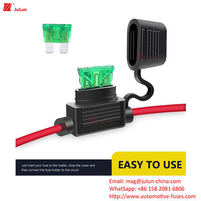 พลาสติก 50 แอมเปอร์ รถยนต์ Fuse Holder 32 วอลท์