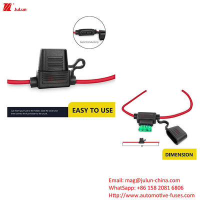32V 80 แอมเปอร์ รถยนต์ Fuse Holder รถยนต์ อิเล็กทรอนิกส์ปกป้องวงจร