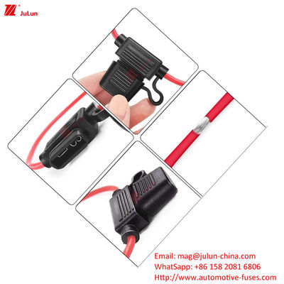 โครงการรถยนต์ไนลอน Fuse Holder บล็อคด้วย Single / Dual-pole 30A-500A 32V