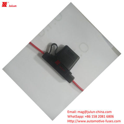 ส่วนประกอบรถยนต์สองขั้ว ทองแดง ติดต่อรถยนต์ Fuse Holder 30A-500A 32V