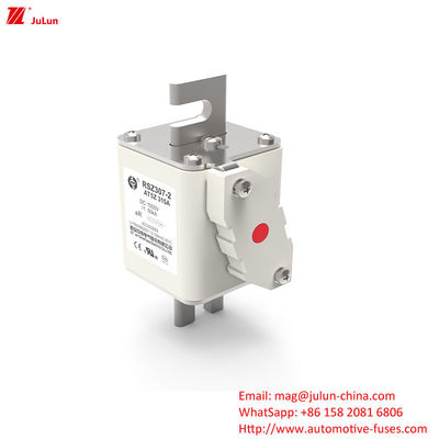 DC 1000V 315A โซลาร์ PV ฟิวส์สําหรับการปกป้องไฟฟ้าไฟฟ้าที่ติดตั้งแผ่นนาน