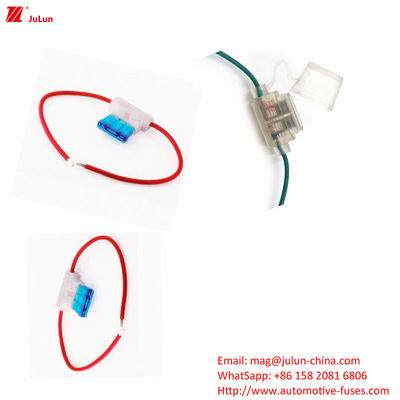 ANS / MIDI Premium Automotive Fuse Holder พลาสติก / ไนลอน Housing Single Pole ส่วนประกอบรถยนต์ ความน่าเชื่อถือสูง