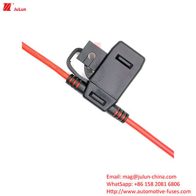 ความมั่นคงสูง เครื่องถือไฟฟิวส์รถไฟฟ้า 32V 25A-100A พีวีซี โพลีเมอร์กันไฟ