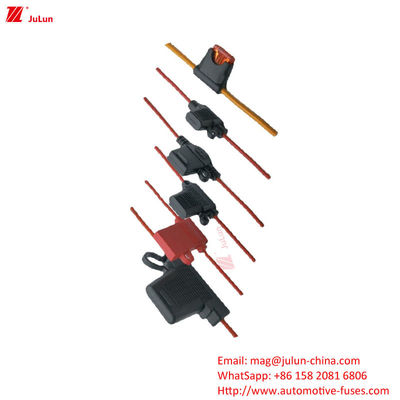 ANS / MIDI 32V Premium Fuse Holder กับพลาสติก / กล่องไนลอน สําหรับการป้องกันวงจรรถไฟฟ้า