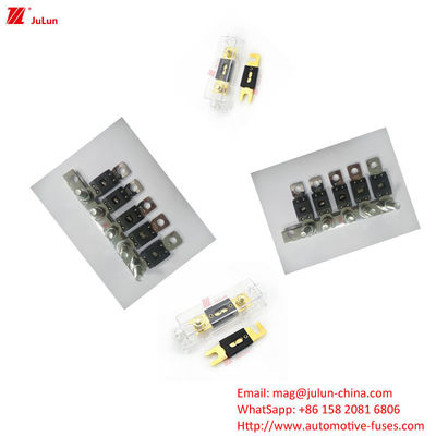 ยูเอ็มอี ยูเอล มาตรฐาน Bipolar Circuit Breaker พลาสติก/ไนลอน Shell Fuse Holder สําหรับรถยนต์พลังงานใหม่ / รถบัส / เรือ