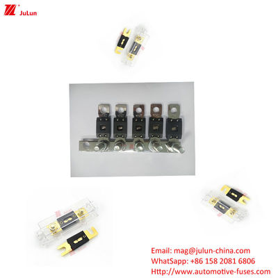 EU UL มาตรฐานความแรงดัน 32V เครื่องตัดไฟฟิวส์ พลาสติก / ไนลอน Housing Fuse Holder สําหรับรถไฟฟ้า รถบัสและเครื่องขุด