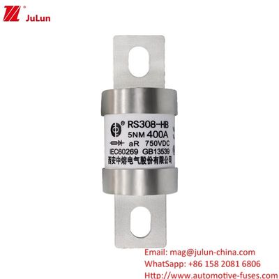 เครื่องถือไฟฟิวส์รถยนต์ขนาด 200-400A 750VDC พร้อม M8 M6 การติดตั้งสกรู