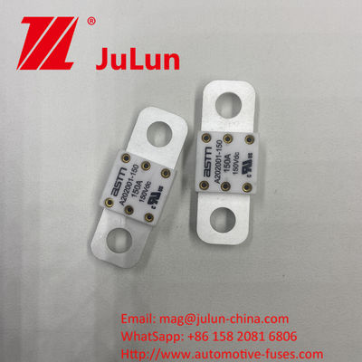ระบบไฟฟ้าของรถ ASTM 20200-400A 150VDC กับเซรามิกรถยนต์ Fuses คุณสมบัติไฟฟ้า 1.0 ใน 4 ชั่วโมง 3.0 ใน 10s มากที่สุด