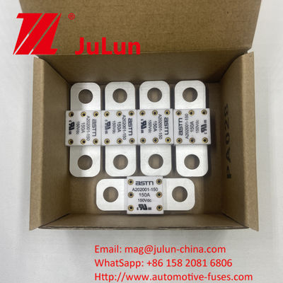 A202001-300A ASTM เซรามิกออโต้ฟิวส์สําหรับความกระชับ 150VDC และระยะหุ้ม 39mm