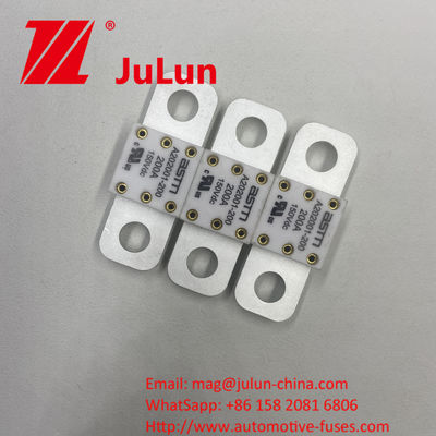 การเก็บพลังงาน เซรามิกออโตโมทีฟ ฟิวส์ A202001-200A 150VDC ด้วยความดันเฉพาะวิธีการติดตั้ง