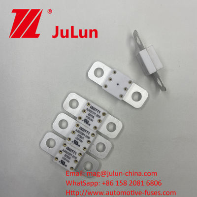 ASTM A202001-200A 150VDC เซรามิคฟิวส์รถยนต์ที่ได้รับการจองสําหรับการใช้งานในภารกิจหนัก
