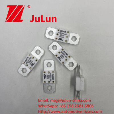 ASTM A202001-200A 150VDC เซรามิคฟิวส์รถยนต์ที่ได้รับการจองสําหรับการใช้งานในภารกิจหนัก