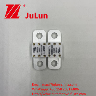 กระแสไฟฟ้า 400A เซรามิค A202001 125VDC เฟชิวส์ที่มีความสามารถในการทําลาย 20KA 100-350A