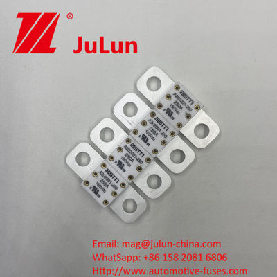 วิธีการติดตั้งสกรูบอลท์ ASTM A202001 400A 125VDC เซรามิกรถไฟฟิวส์ ทองแดงและวาร์ตซ์ทรายวัสดุ