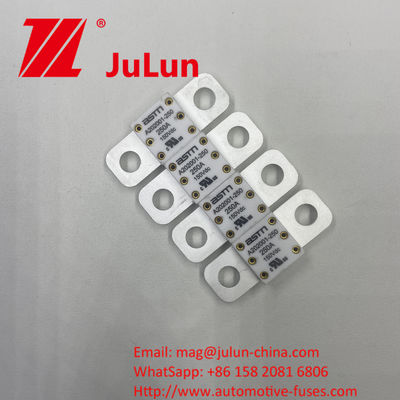 ASTM เซรามิกออโตโมทีฟ ฟิวส์สําหรับระบบการดึง EV แนะนํา A202001 500A 125VDC