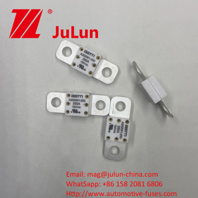 ASTM เซรามิกออโตโมทีฟ ฟิวส์สําหรับระบบการดึง EV แนะนํา A202001 500A 125VDC