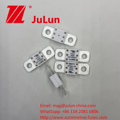 150VDC 500A A202001 ASTM เรตติ้ง เซรามิครถยนต์ ฟิวส์กับแบตเตอรี่เก็บพลังงานรถยนต์