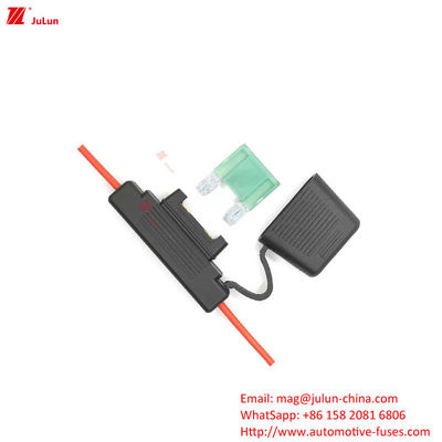 เทอร์มินัลทองแดง ติดต่อรถยนต์ Fuse Holder / กล่องกระแส 5A-100A ในสาย
