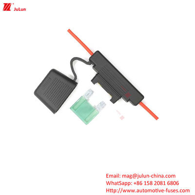 58v PVC ออโตโมทีฟ ฟิวส์ฮอลเดอร์ เทอร์มิเนล ทองแดงในสาย