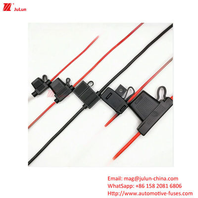 EU UL Standard Truck / Energy / Bus Fuse Holder ปัจจุบันปริมาณ 5A/100A เหมาะสําหรับการป้องกันวงจรอิเล็กทรอนิกส์ในรถยนต์