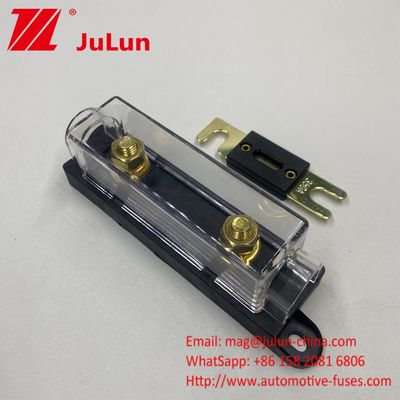 อัตโนมัติ ANL ตัวถือไฟฟิวส์ด้วยความกระชับกําลังสูงสุด 24VDC 32VDC 58VDC 72VDC