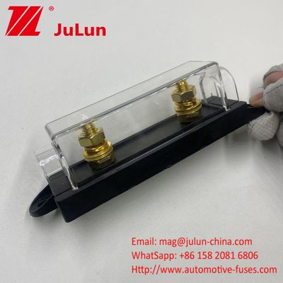 ป้องกันฝุ่น ADL FUSE HOLDER BLACK BACKGROUND โบลท์ปัจจุบันเรต / ต่อคอลัมน์ 20A 30A 80A 100A 200A 300A 400A 500A