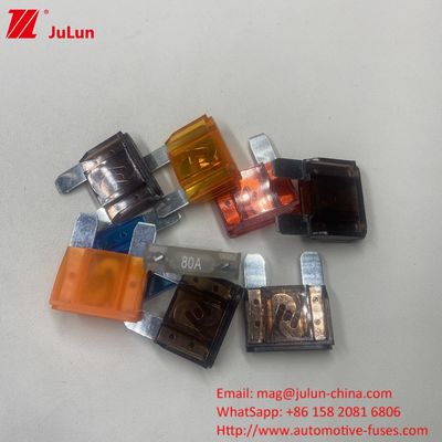 60A Auto Blade Fuses สําหรับ 32VDC การใช้งานและการป้องกันรถยนต์