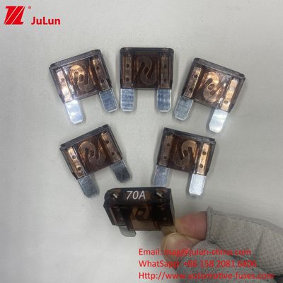 60A Auto Blade Fuses สําหรับ 32VDC การใช้งานและการป้องกันรถยนต์