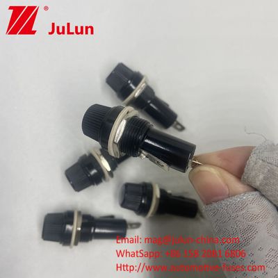หมุนประเภทรถยนต์ Fuse Holder Tube Socket สําหรับ 6 * 30 มม.