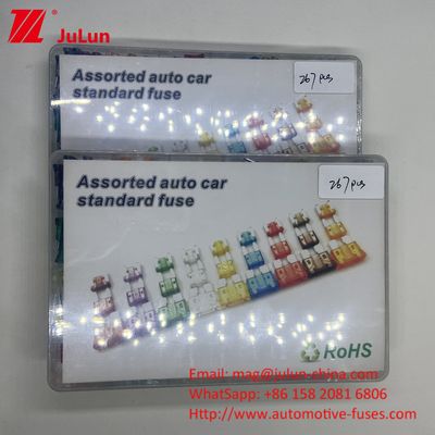ฟิวส์ใบอัตโนมัติสําหรับอิเล็กทรอนิกส์รถยนต์ 80A 32V 58V 72V วอลเตจเรตติ้ง