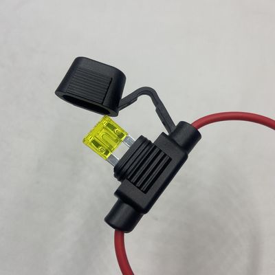 เครื่องถือไฟฟิวส์รถยนต์สําหรับ 12V 16AWG กันน้ําสแตนดาร์ด เครื่องถือไฟฟิวส์รถยนต์ สายไฟในสายสายถือไฟฟิวส์