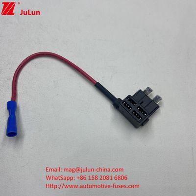 F3A 5A 10A 15A Fuse Tap 16AWG Car Add a Circuit ACU Blade Fuse Adapter with Fuse Holder สําหรับรถยนต์ รถบรรทุก